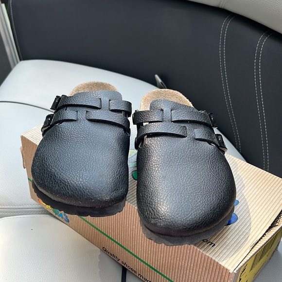 Birkenstock “Birki’s” Camden Mule Clog Black,Sz.37, ladies 6,2 straps w buckles - Picture 7 of 7